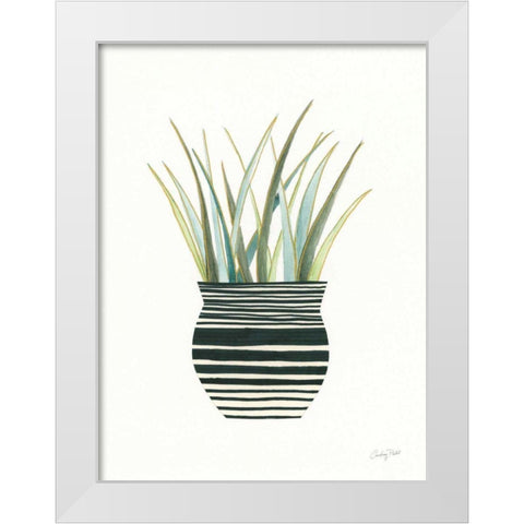 Herb Garden II White Modern Wood Framed Art Print by Prahl, Courtney