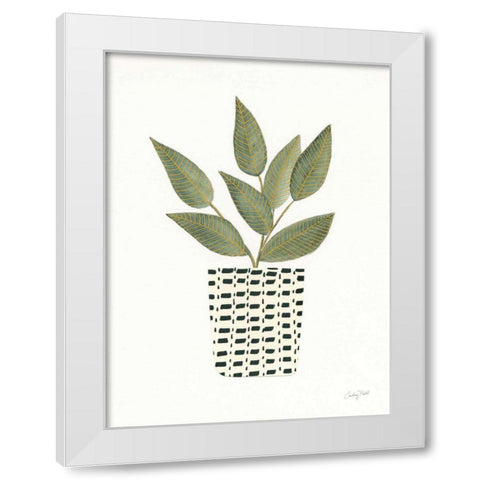 Herb Garden III White Modern Wood Framed Art Print by Prahl, Courtney