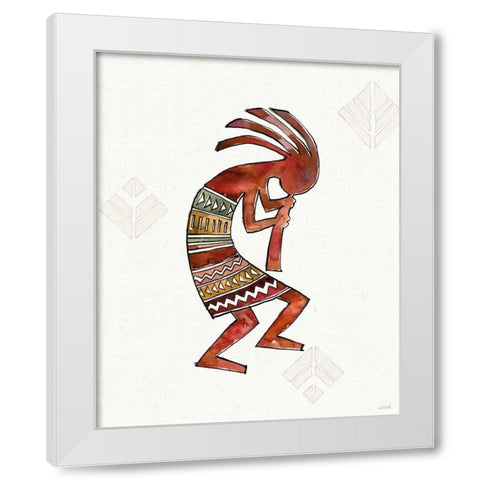 Southwest Flair II White Modern Wood Framed Art Print by Tavoletti, Anne