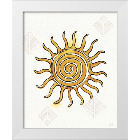 Southwest Flair V White Modern Wood Framed Art Print by Tavoletti, Anne