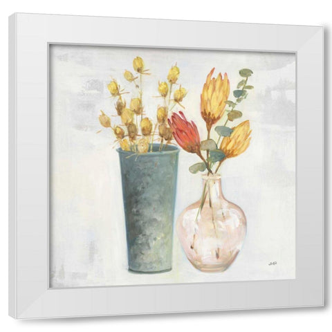 Autumn Greenhouse V White Modern Wood Framed Art Print by Purinton, Julia