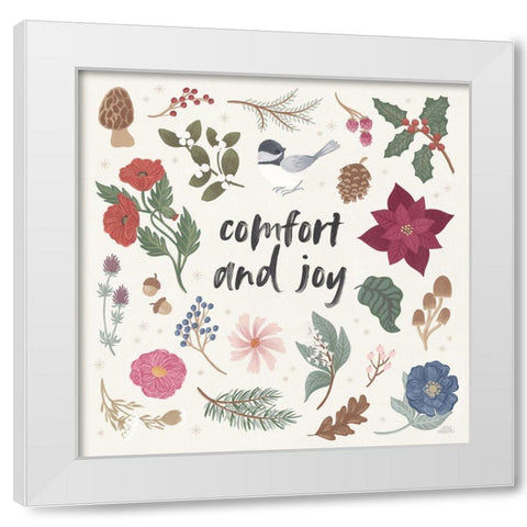 Winter Spirit II White Modern Wood Framed Art Print by Marshall, Laura