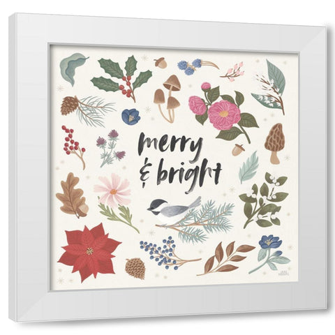 Winter Spirit III White Modern Wood Framed Art Print by Marshall, Laura