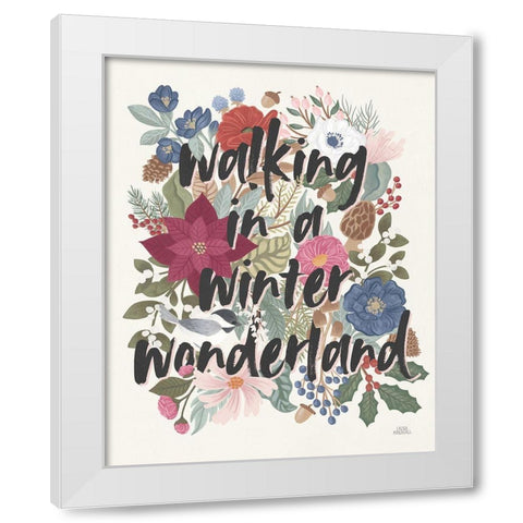 Winter Spirit VII White Modern Wood Framed Art Print by Marshall, Laura