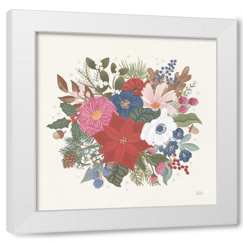 Winter Spirit X White Modern Wood Framed Art Print by Marshall, Laura