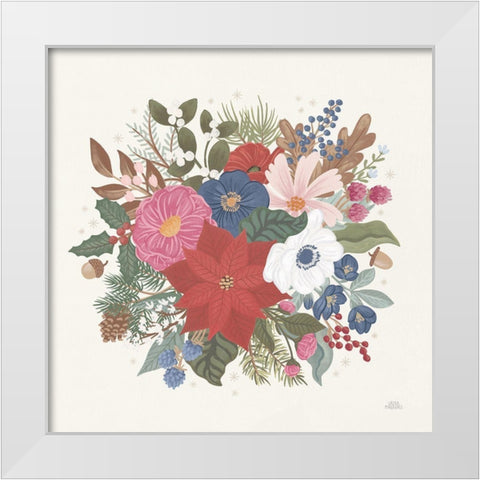 Winter Spirit X White Modern Wood Framed Art Print by Marshall, Laura