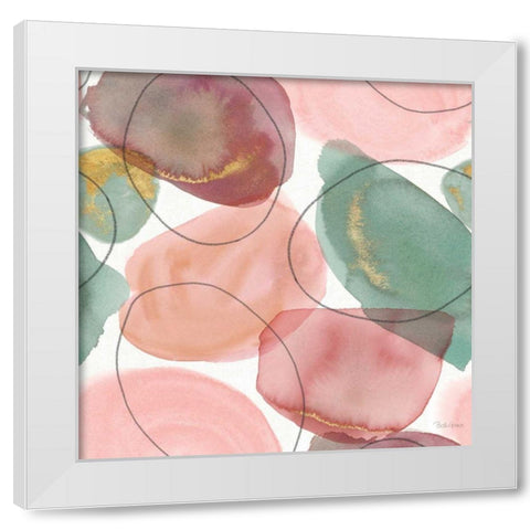 Petal Passion Pattern II White Modern Wood Framed Art Print by Grove, Beth