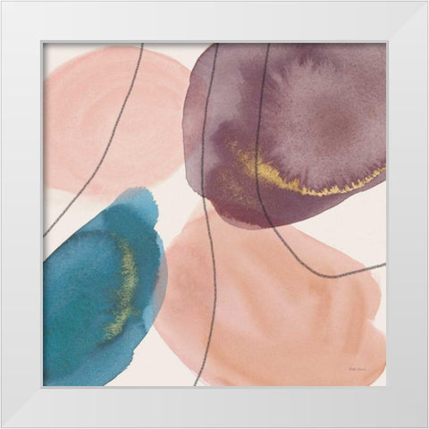 Petal Passion XII Eventide White Modern Wood Framed Art Print by Grove, Beth