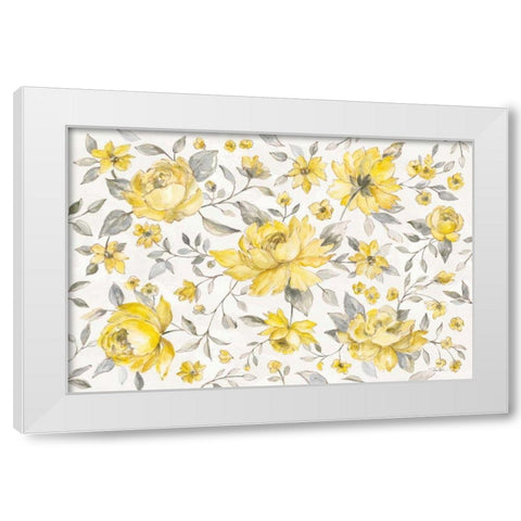 Sunny Roses IV White Modern Wood Framed Art Print by Vassileva, Silvia