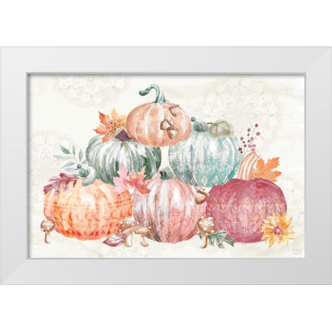 Harvest Touch IV White Modern Wood Framed Art Print by June, Dina
