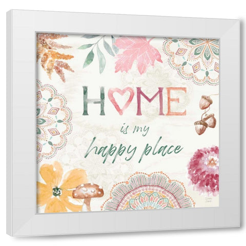 Harvest Touch VIII White Modern Wood Framed Art Print by June, Dina