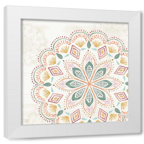 Harvest Touch X White Modern Wood Framed Art Print by June, Dina