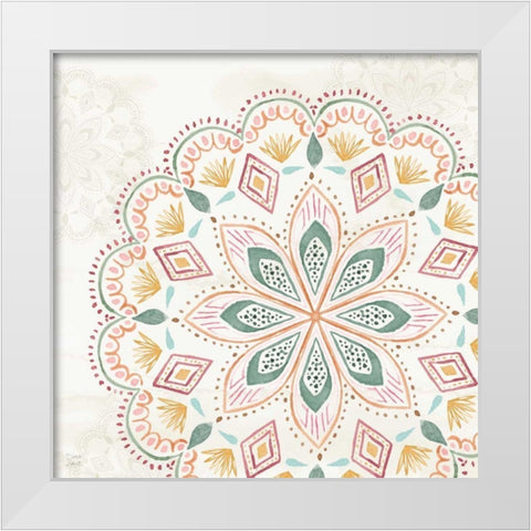 Harvest Touch X White Modern Wood Framed Art Print by June, Dina