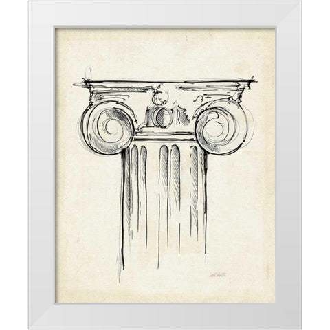 Museum Sketches VII Off White White Modern Wood Framed Art Print by Tavoletti, Anne