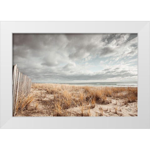 Atlantic Coast Afternoon White Modern Wood Framed Art Print by Larson, Nathan