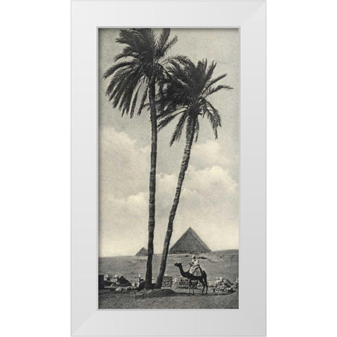 Cairo IV Crop White Modern Wood Framed Art Print by Wild Apple Portfolio