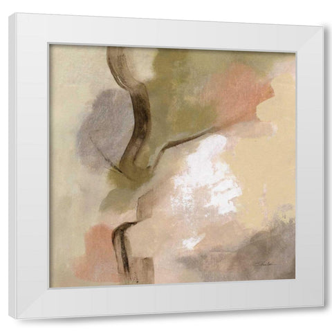 Meadow View I White Modern Wood Framed Art Print by Vassileva, Silvia