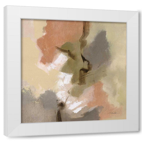 Meadow View II White Modern Wood Framed Art Print by Vassileva, Silvia