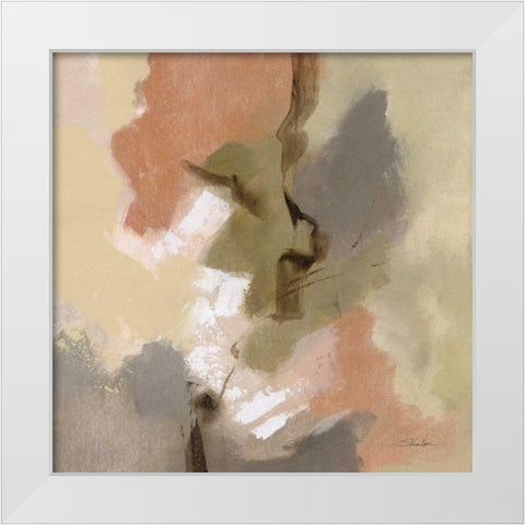 Meadow View II White Modern Wood Framed Art Print by Vassileva, Silvia