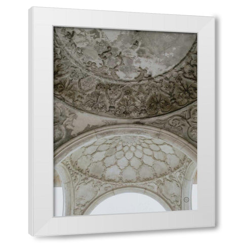 Structural Detail White Modern Wood Framed Art Print by Larson, Nathan