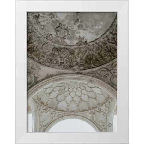 Structural Detail White Modern Wood Framed Art Print by Larson, Nathan