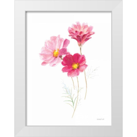 Color of Spring II White Modern Wood Framed Art Print by Nai, Danhui