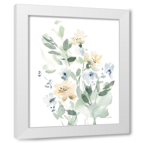 Summer Wildflowers I White Modern Wood Framed Art Print by Pete, Katrina