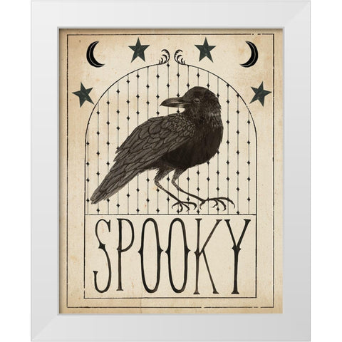 Hocus Pocus I Stars White Modern Wood Framed Art Print by Miller, Sara Zieve