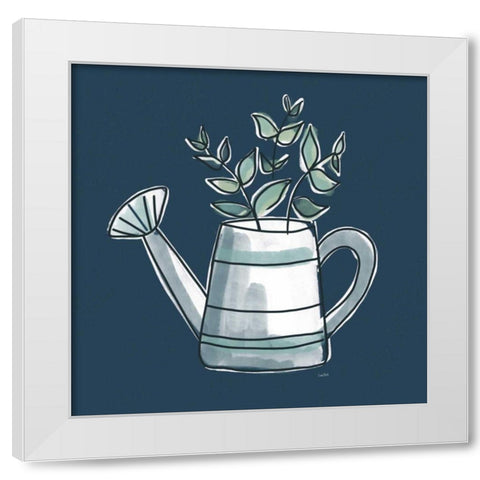 A Plants Life VIII White Modern Wood Framed Art Print by York, Leah