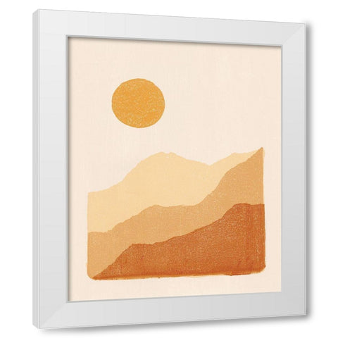 Rise Warm White Modern Wood Framed Art Print by Hershey, Moira