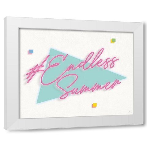 Endless Summer I White Modern Wood Framed Art Print by Aiken, Jess
