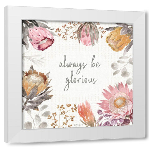 Petal Passion II Soft Boho White Modern Wood Framed Art Print by Grove, Beth