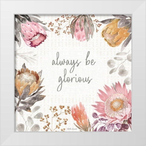 Petal Passion II Soft Boho White Modern Wood Framed Art Print by Grove, Beth