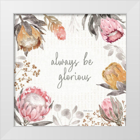 Petal Passion III Soft Boho White Modern Wood Framed Art Print by Grove, Beth