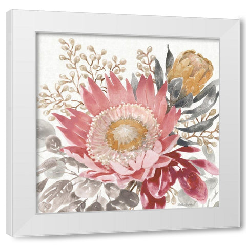 Petal Passion VIII Soft Boho White Modern Wood Framed Art Print by Grove, Beth