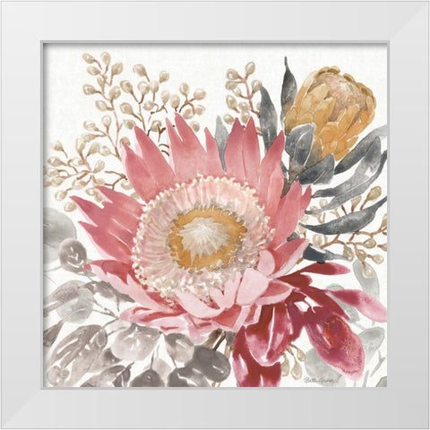 Petal Passion VIII Soft Boho White Modern Wood Framed Art Print by Grove, Beth