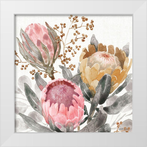 Petal Passion IX Soft Boho White Modern Wood Framed Art Print by Grove, Beth
