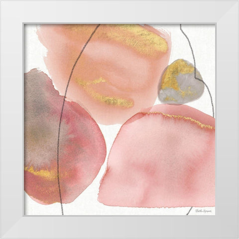 Petal Passion XI Soft Boho White Modern Wood Framed Art Print by Grove, Beth