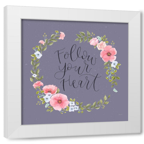 Cottage Nostalgia II Lilac White Modern Wood Framed Art Print by Jackson, Jenaya