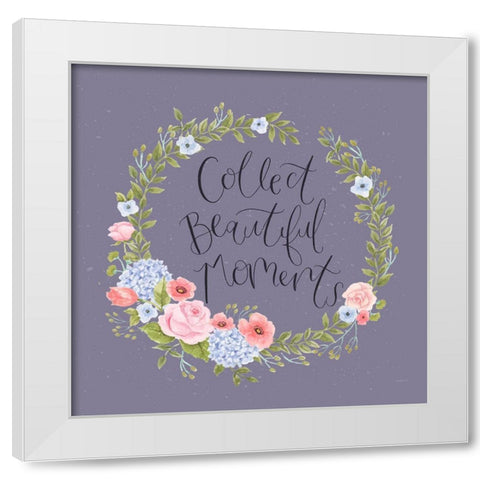 Cottage Nostalgia III Lilac White Modern Wood Framed Art Print by Jackson, Jenaya