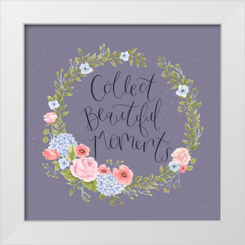 Cottage Nostalgia III Lilac White Modern Wood Framed Art Print by Jackson, Jenaya