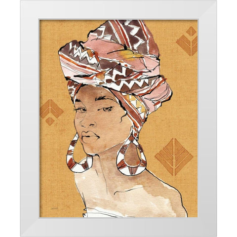 African Flair VI Warm White Modern Wood Framed Art Print by Tavoletti, Anne