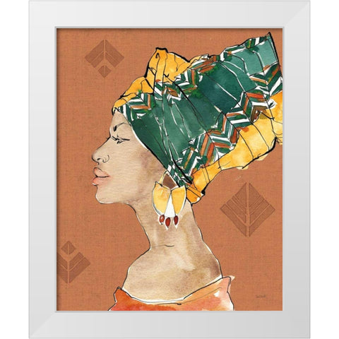African Flair VII Warm White Modern Wood Framed Art Print by Tavoletti, Anne