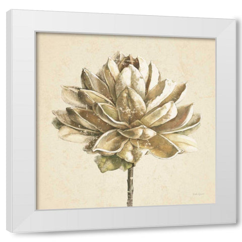 Seed Pod I No Words Cream White Modern Wood Framed Art Print by Grove, Beth