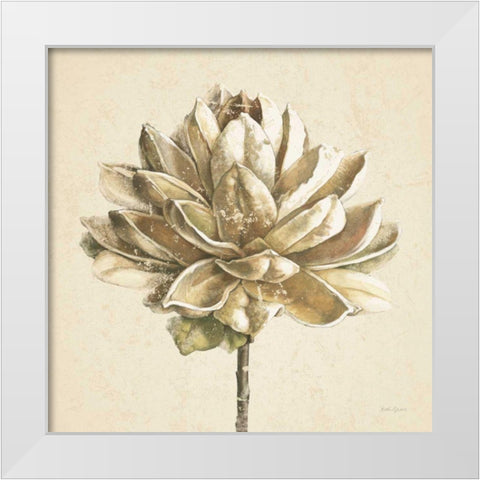 Seed Pod I No Words Cream White Modern Wood Framed Art Print by Grove, Beth