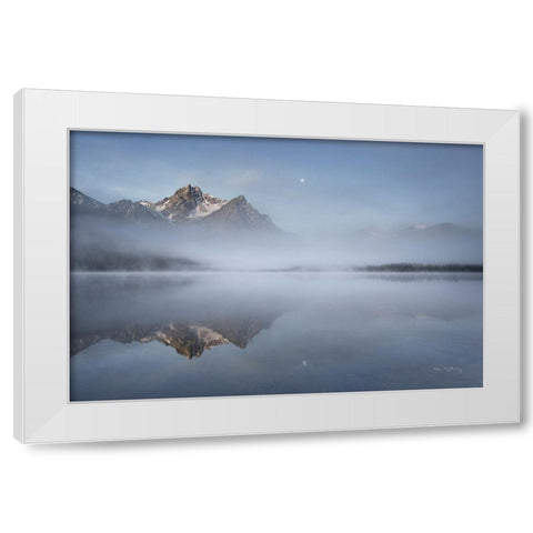 Stanley Lake Idaho White Modern Wood Framed Art Print by Majchrowicz, Alan