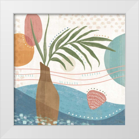 Coastal Creations II White Modern Wood Framed Art Print by Charron, Veronique