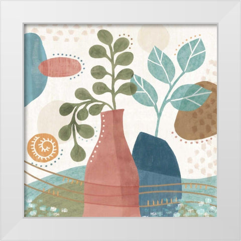 Coastal Creations IV White Modern Wood Framed Art Print by Charron, Veronique