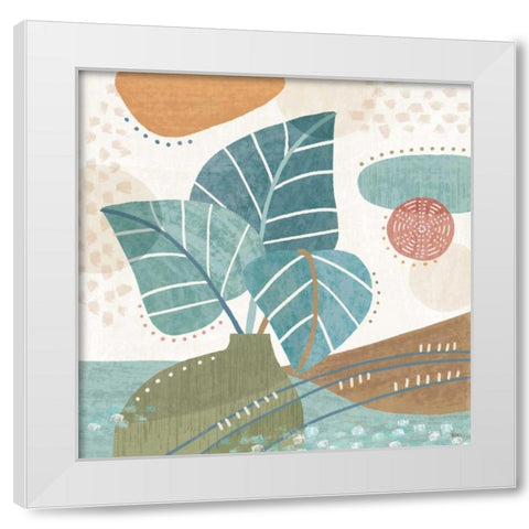 Coastal Creations V White Modern Wood Framed Art Print by Charron, Veronique
