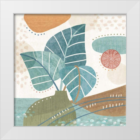 Coastal Creations V White Modern Wood Framed Art Print by Charron, Veronique
